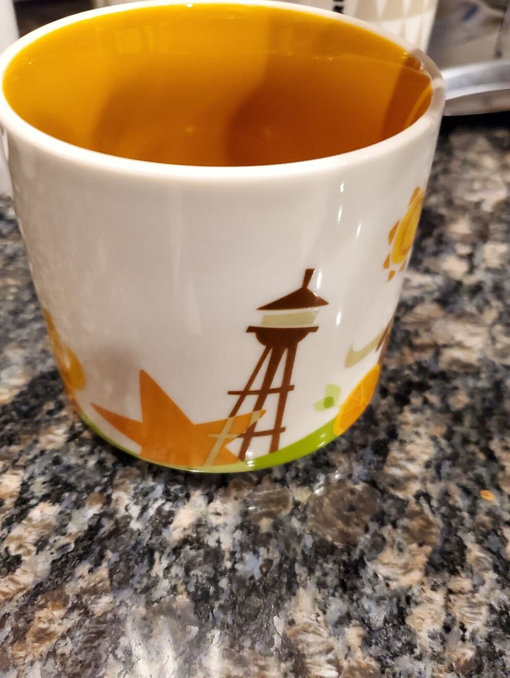 Starbucks Cream and Green Texas Scenic Ceramic Mug - Picture 3 of 7